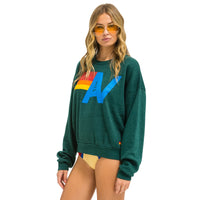 Relaxed Crew Logo Sweatshirt Forest