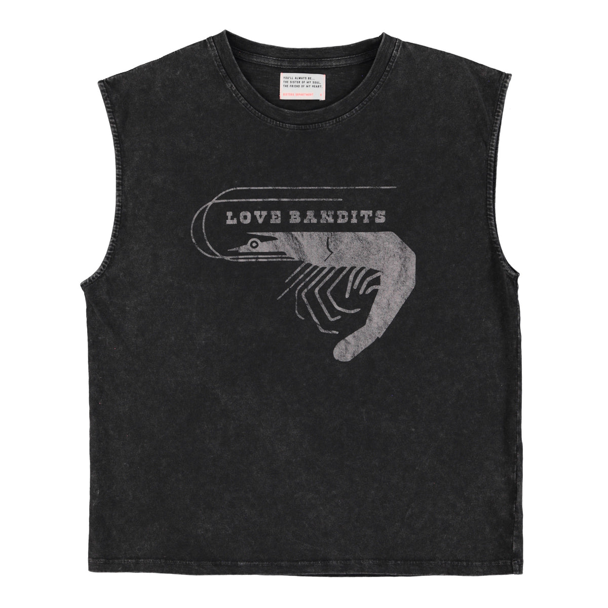 Black Love Bandit Sleeveless T