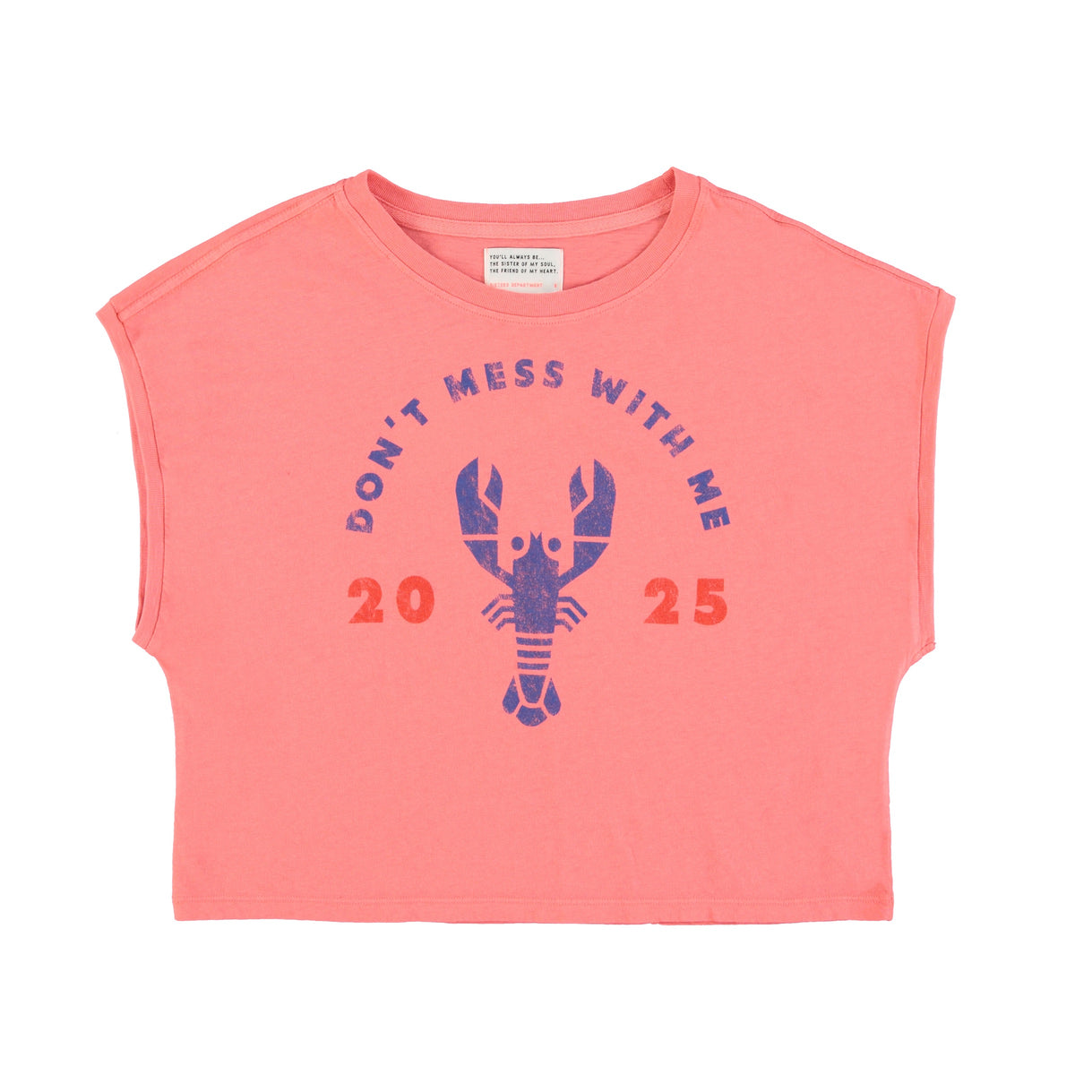 Pink 'Lobster' Print T