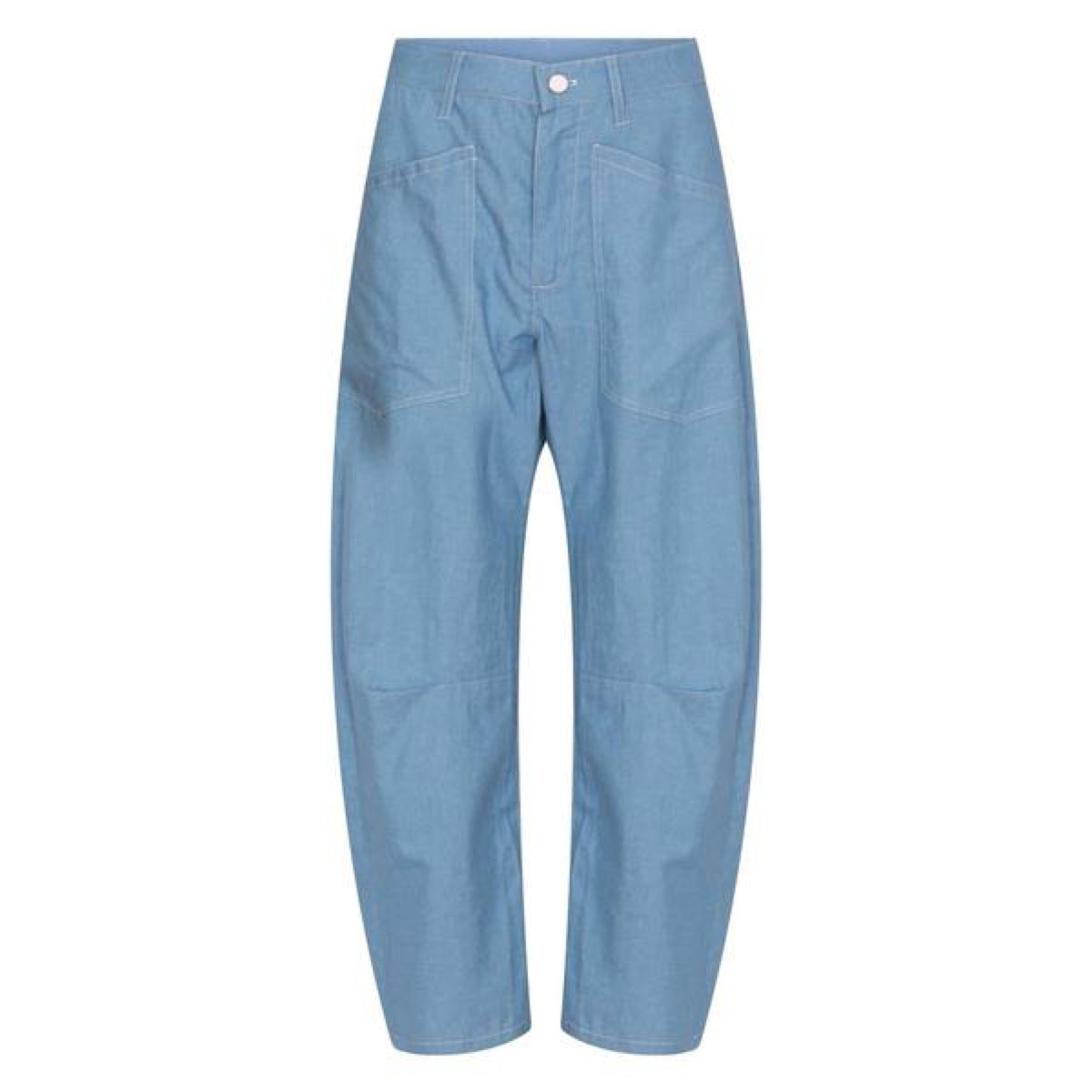 Lightweight Barrel Pant Pale Denim