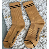 *New Arrival* Boyfriend Socks Biscotti