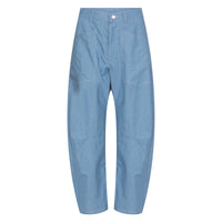 Lightweight Barrel Pant Mid Denim