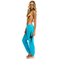 Bolt Sweatpants Neon Blue/Black