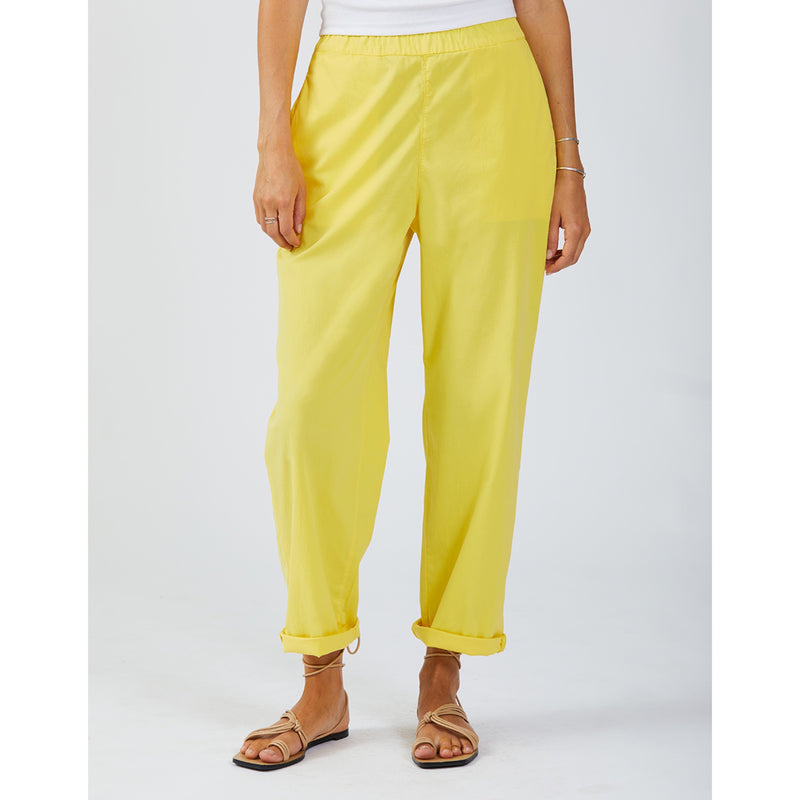 Reiko Capri Trouser Lemon