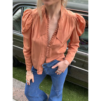 1970s Quorum blouse peach