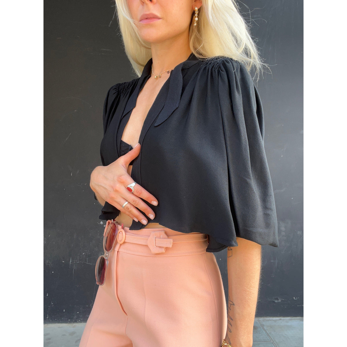 1970s Quorum cropped bolero