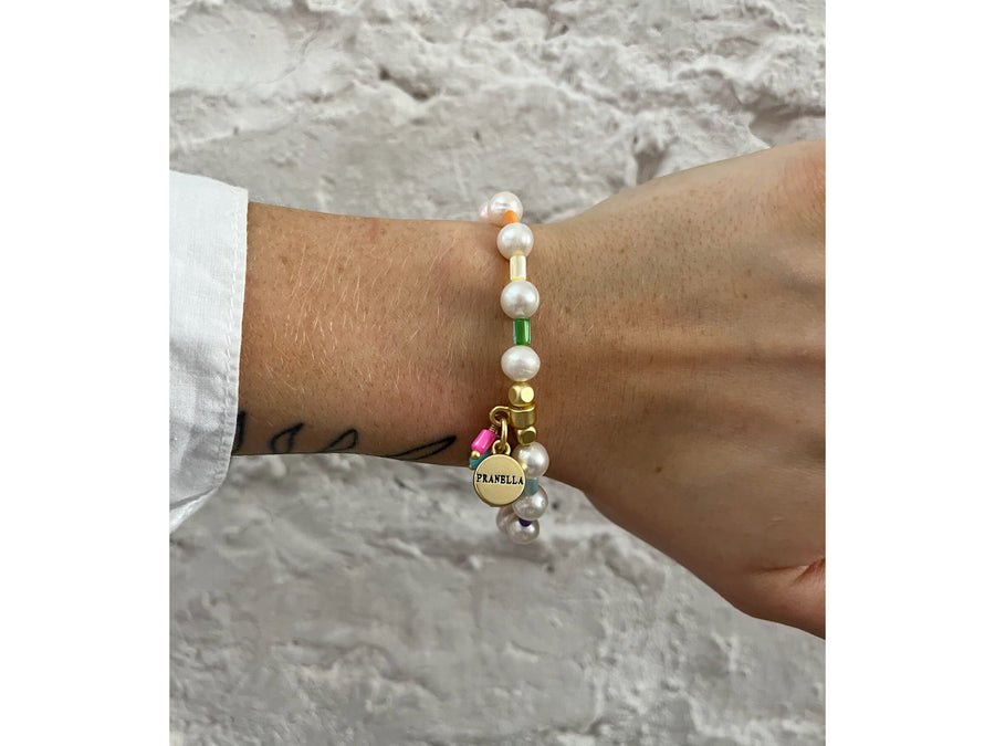 Ella Sherbet Pearl Bracelet