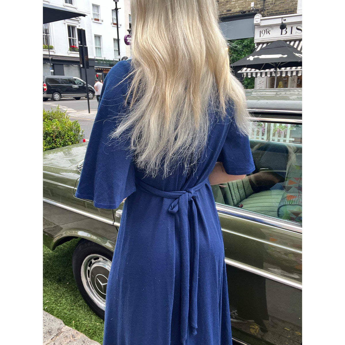 1970s Dorothy Perkins maxi dress blue