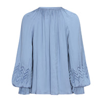 Ramy Brook Blake Blouse Steel Blue