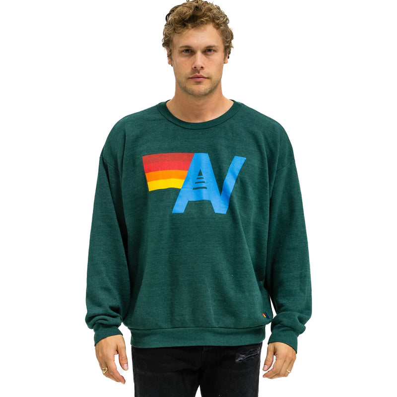 Relaxed Crew Logo Sweatshirt Forest