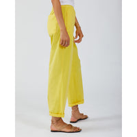 Reiko Capri Trouser Lemon