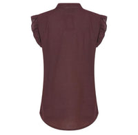 Johanna Ruffle S/S Chocolate