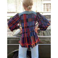 1970s Jeff Banks blouse multi