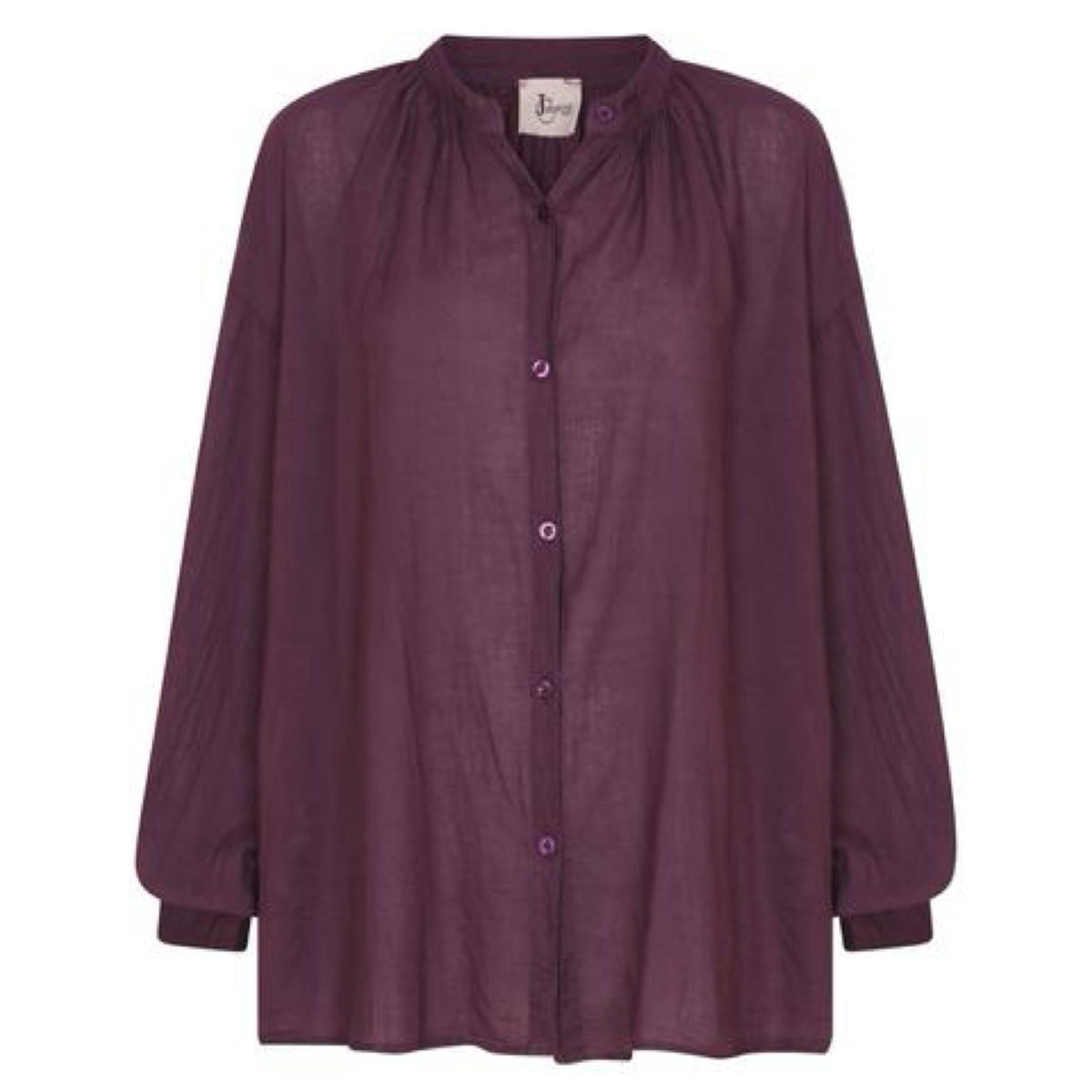 L/S Shirt Aubergine