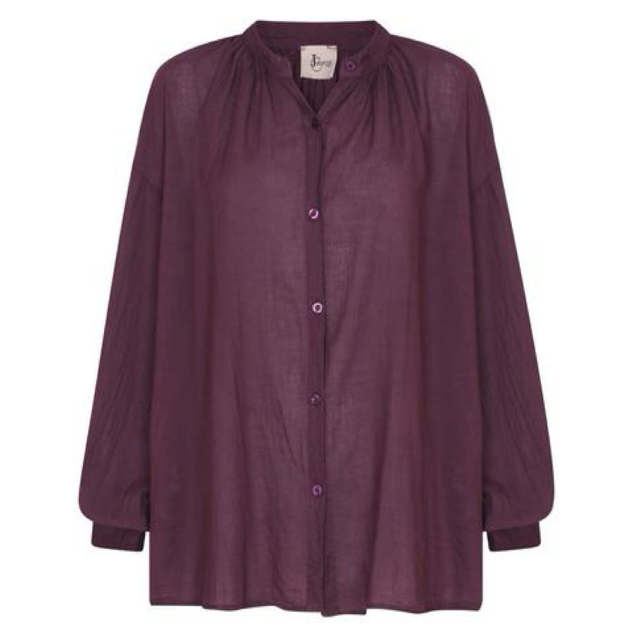 Johanna L/S Shirt Aubergine