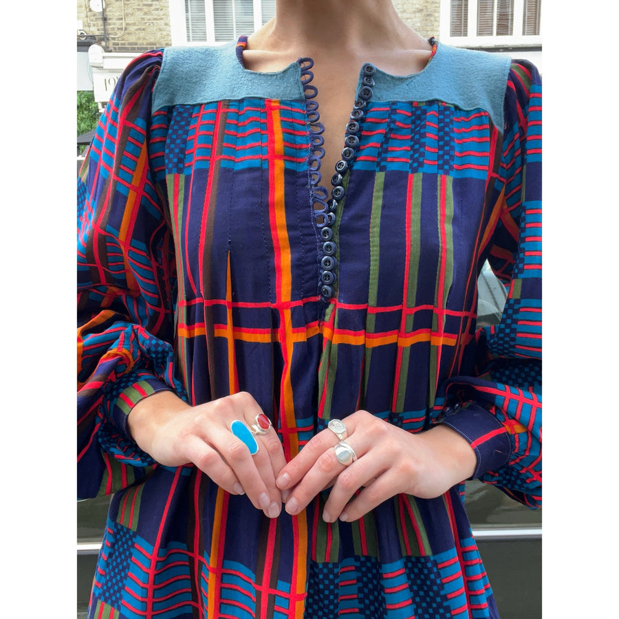 1970s Jeff Banks blouse multi