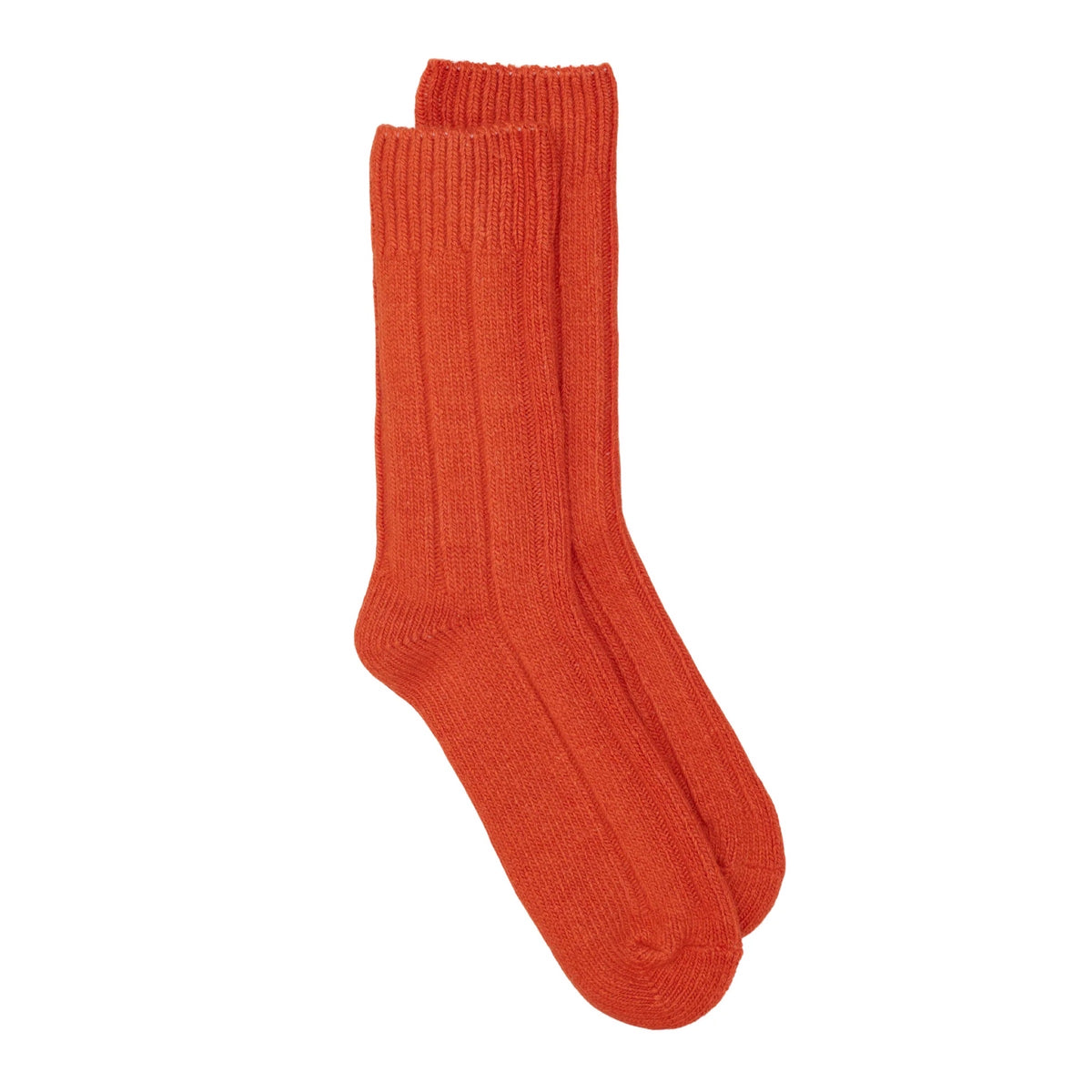 Recycled Wool Ankle Sock Orange