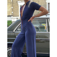 1970s petit jumpsuit navy