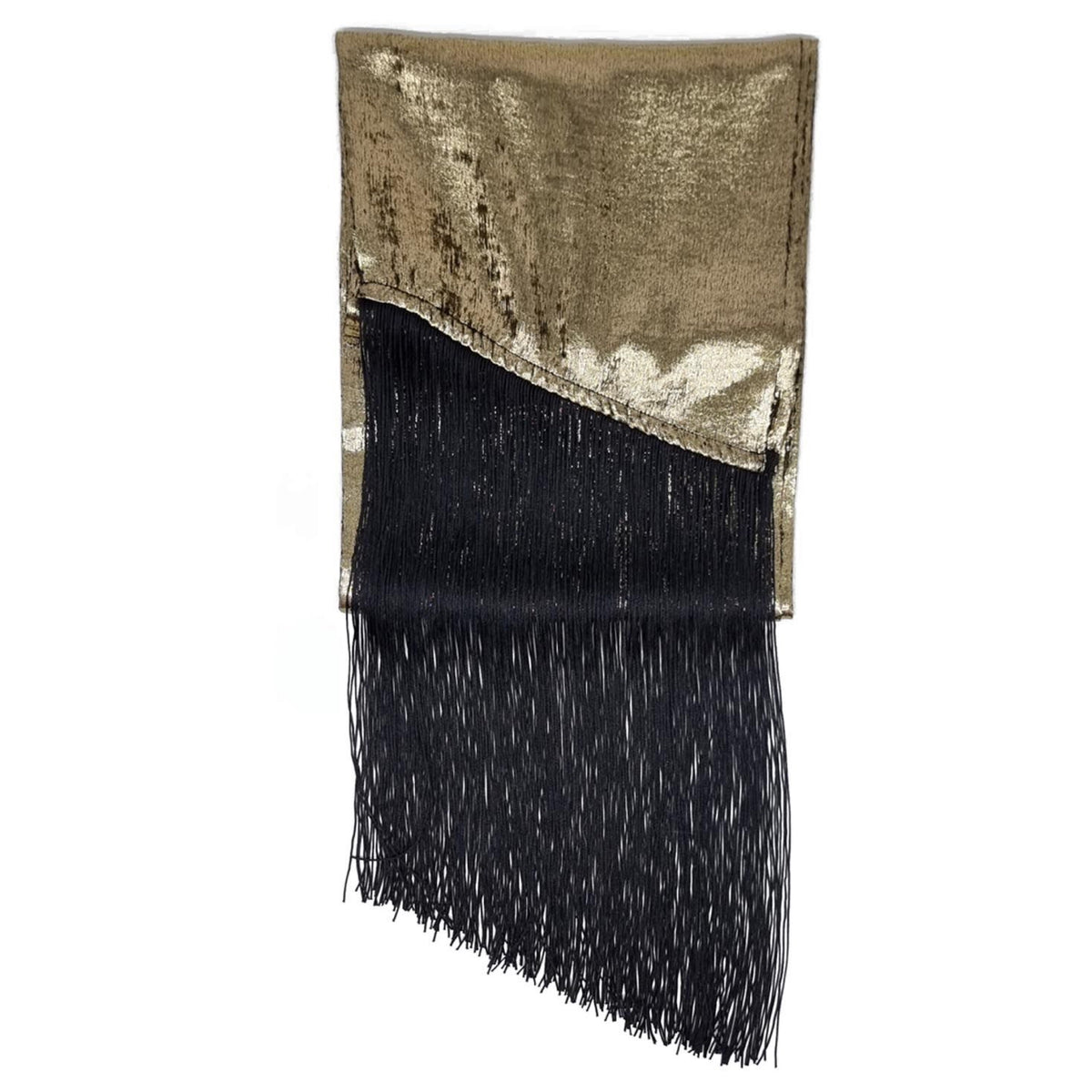 Stevie Lamé scarf gold