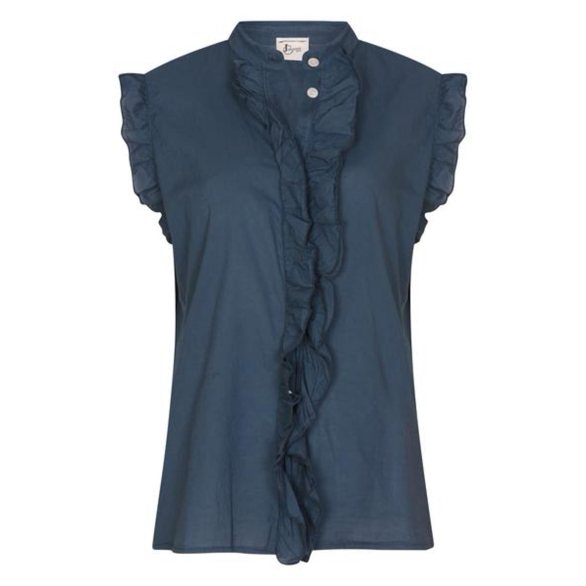 Ruffle S/S Navy