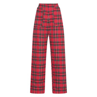 Melrose Trousers Red Tartan