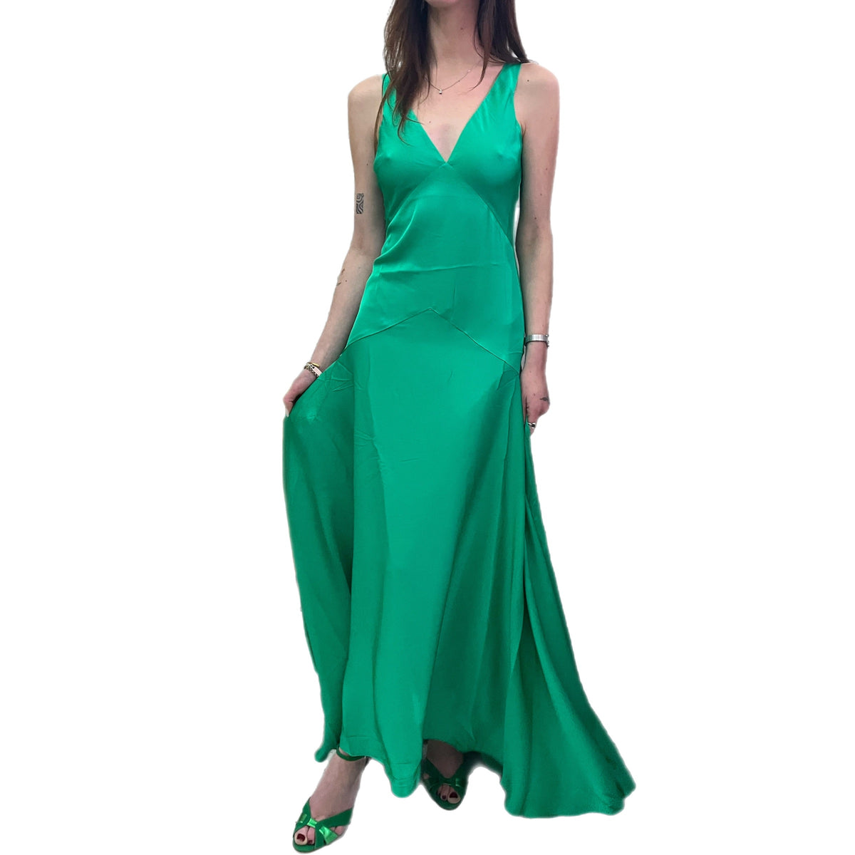 Mar A Lago Evening Dress Green