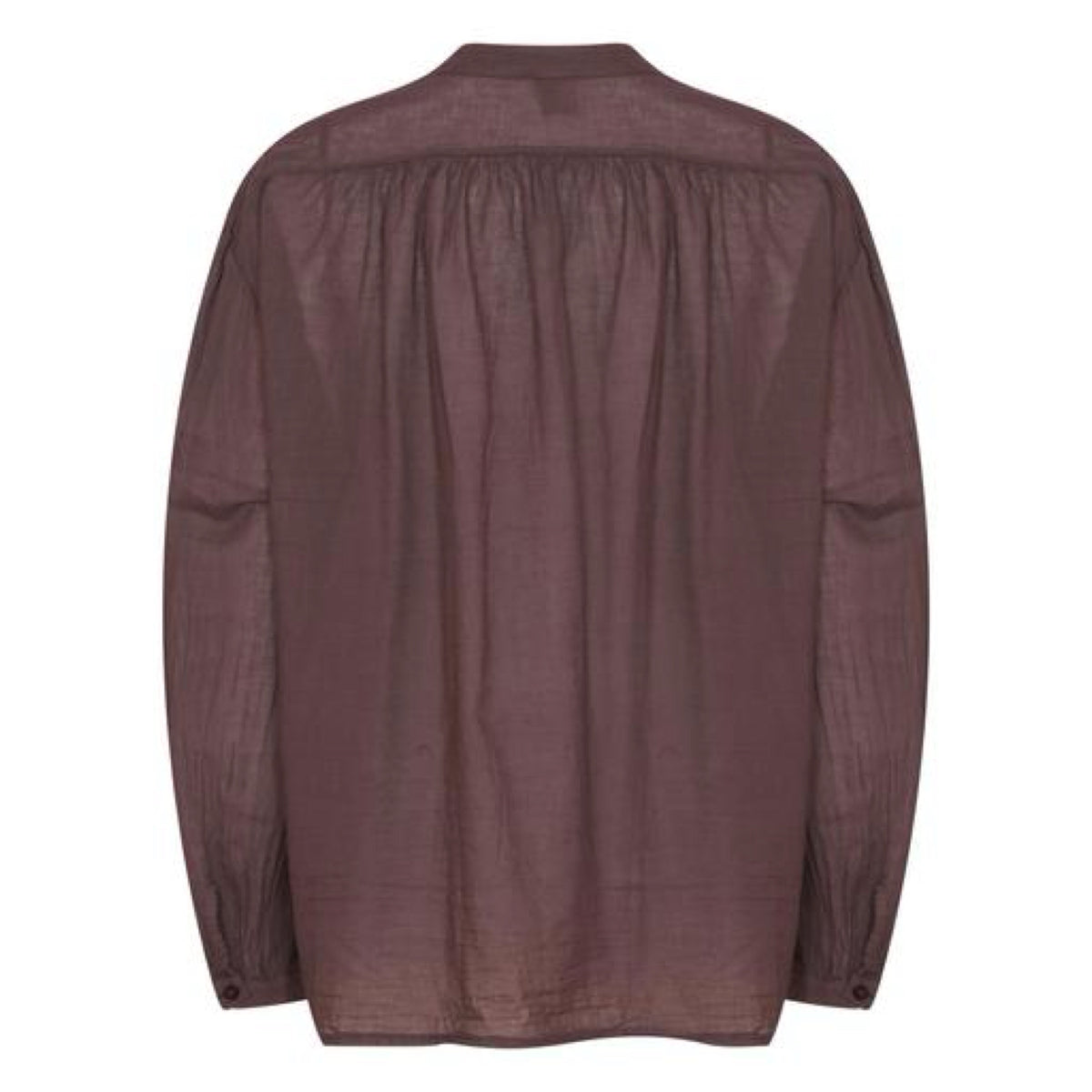 Ruffle L/S Brown