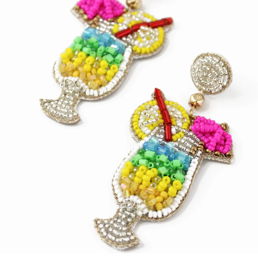 Doris Pina Colada Beaded Earrings