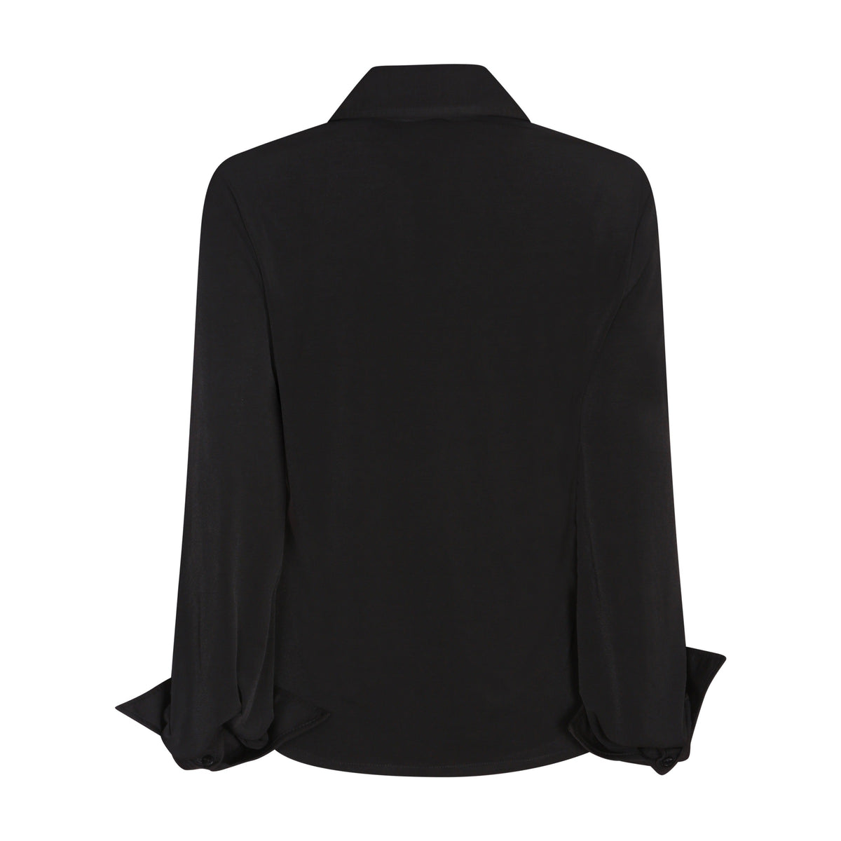 Pintuck Shirt Black