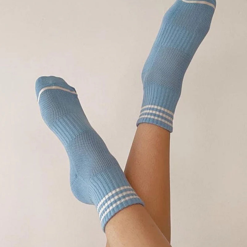 *New Style* Girlfriend Socks Parisian Blue