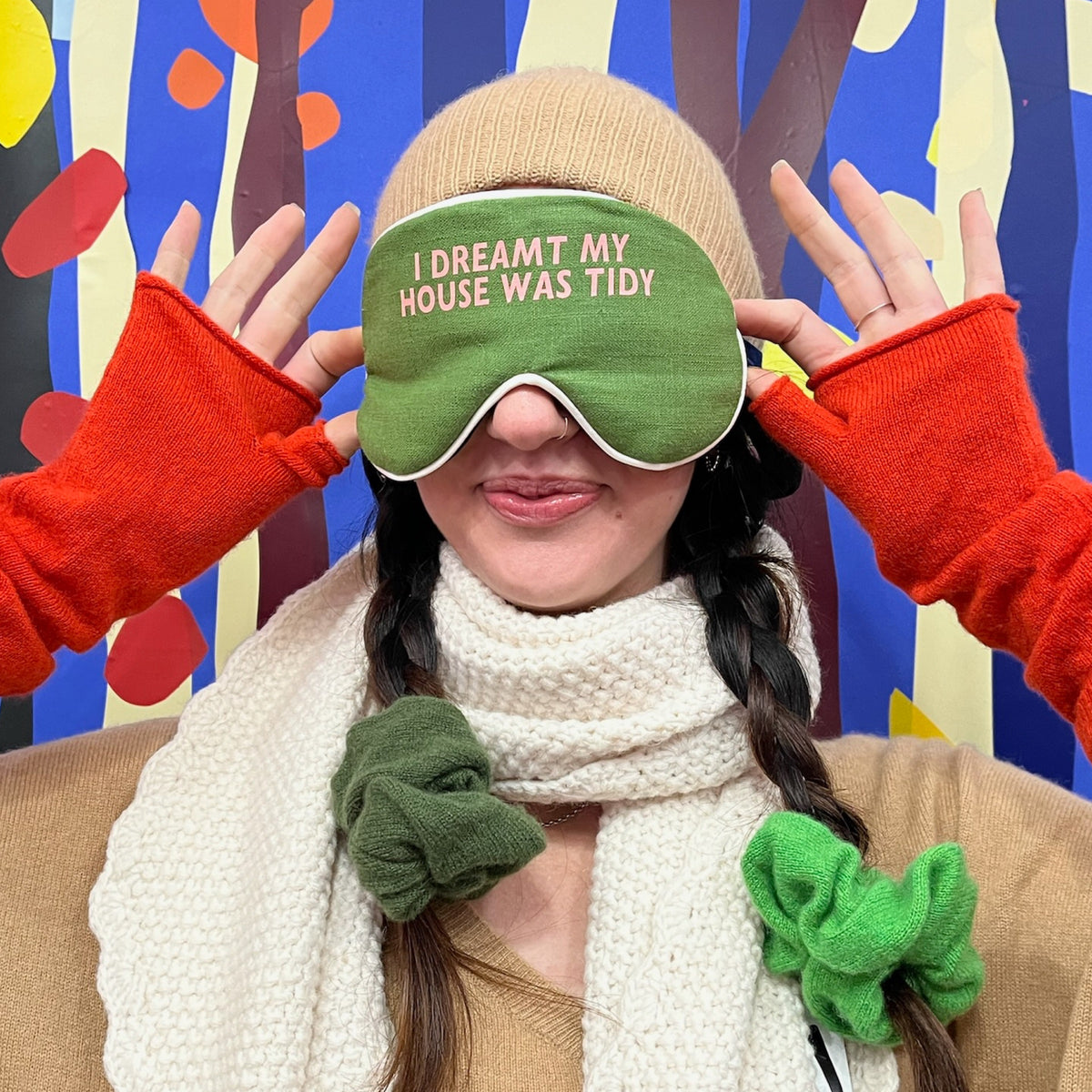 ‘I dreamt my house was tidy' Eye Mask