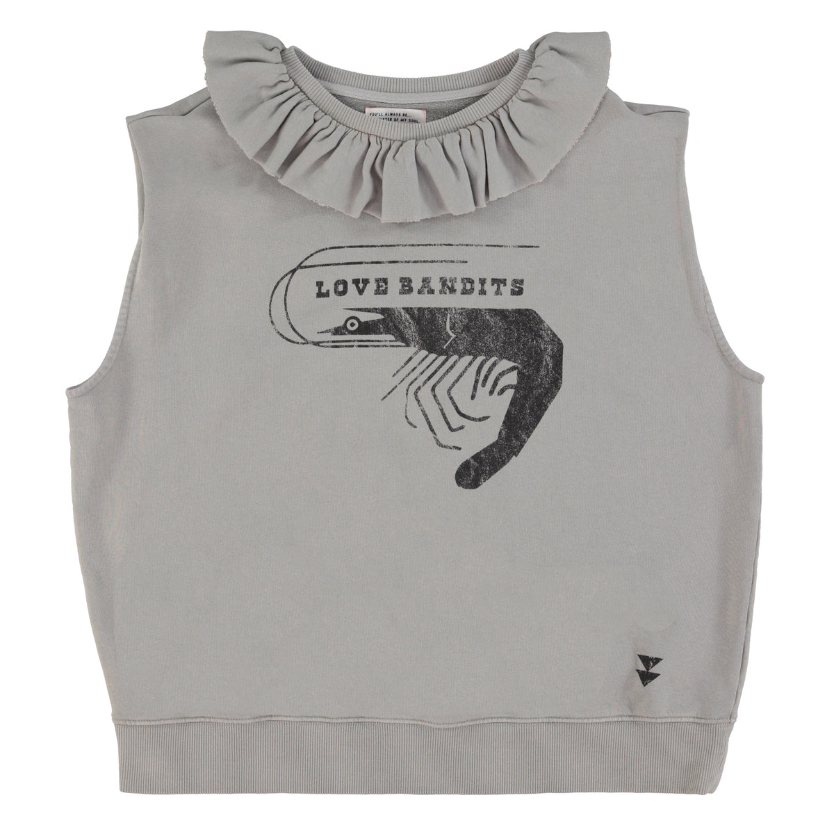 'Love Bandit' Sleeveless Sweatshirt