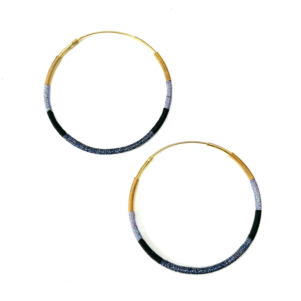 Wisteria Large Camiri Hoops