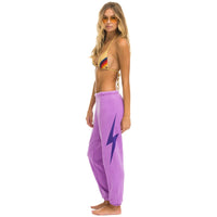 Bolt Sweatpants Neon Purple/Purple