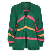 *NEW* Green Colour Stripe Cardigan