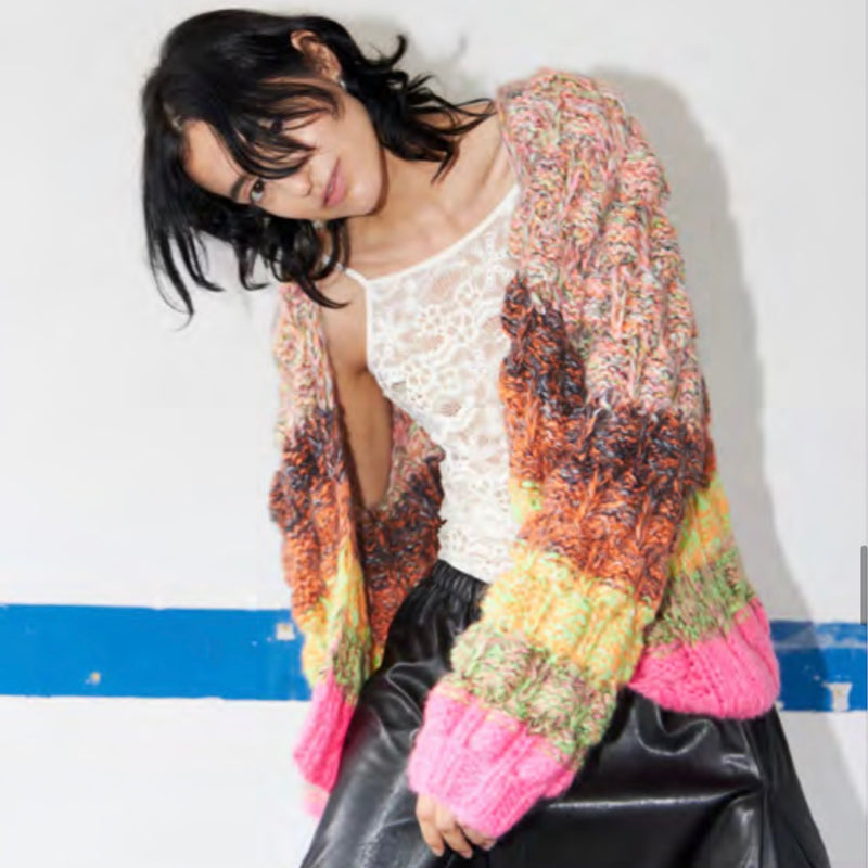 Arena Rainbow Cardigan