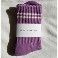 *New Arrival* Boyfriend Socks Grape