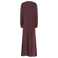 Amanda Long Dress Chocolate