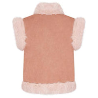 Faux Fur Gilet Natural