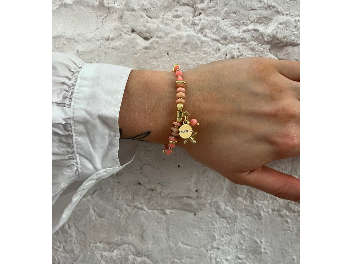 Peach Starfish Bracelet