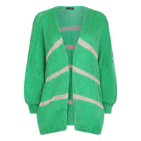 *NEW* Green/Gold Stripe Cardigan