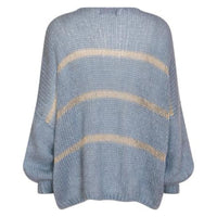 *NEW* Blue/Silver Stripe Cardigan