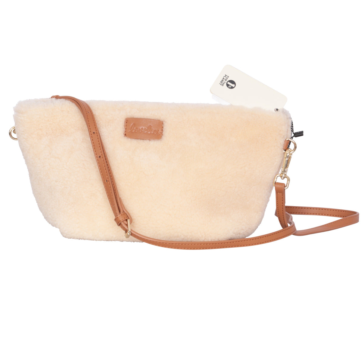 Rawu Shearling Clutch