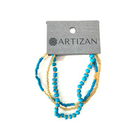 Lizzi Trio Bracelet Turquoise