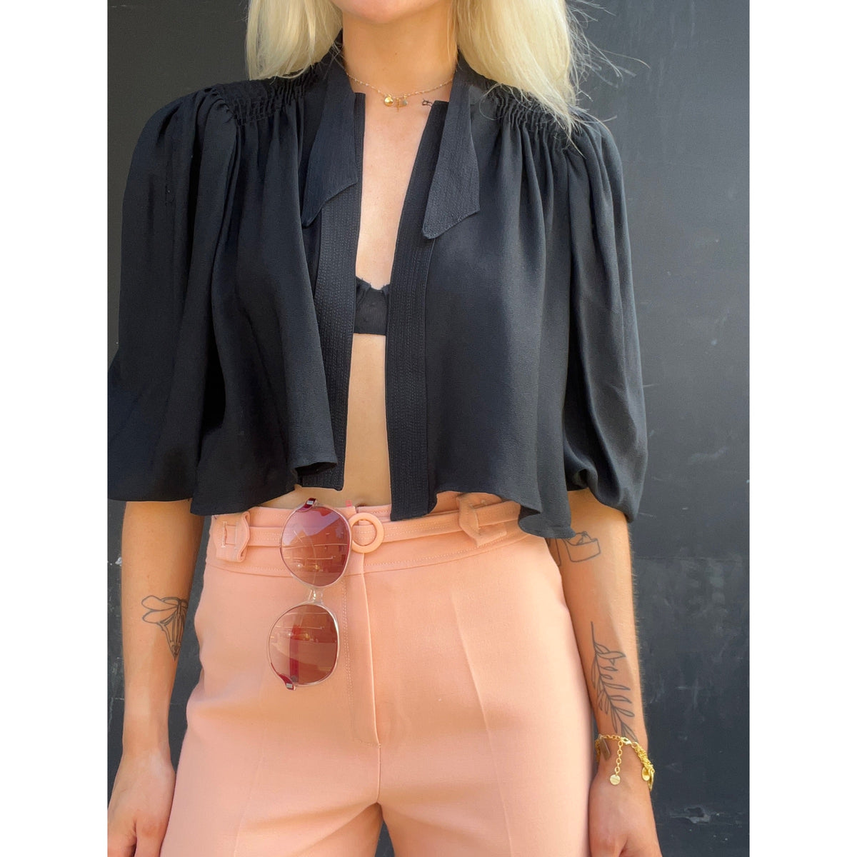 1970s Quorum cropped bolero