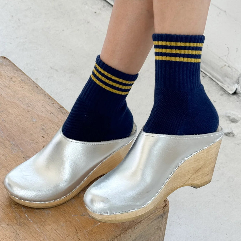 *New Style* Girlfriend Socks Navy