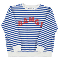 Blue Stripe 'Bang' Sweatshirt