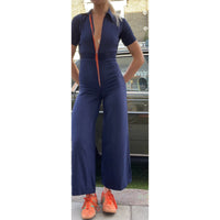 1970s petit jumpsuit navy