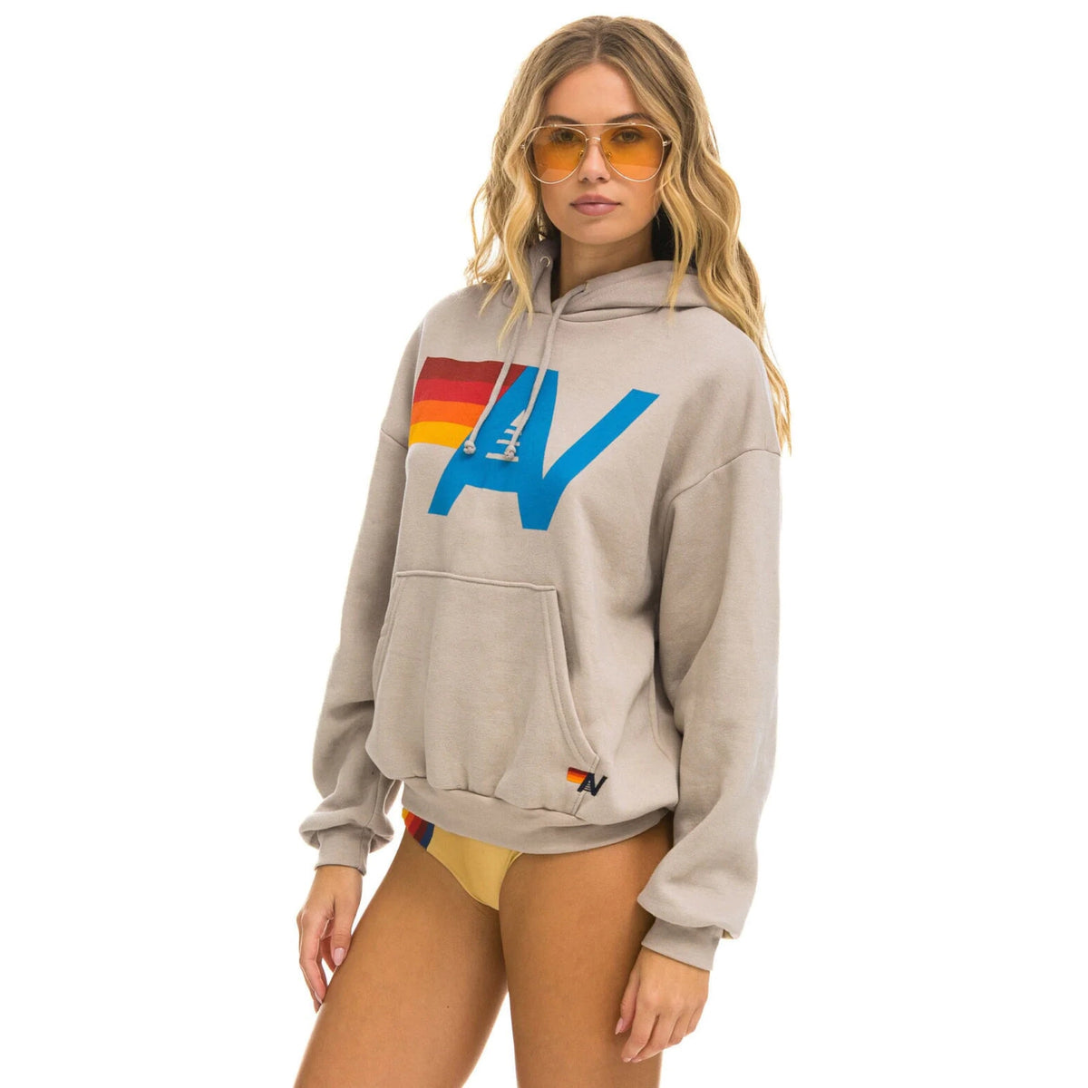 Logo Pullover Hoodie Sand