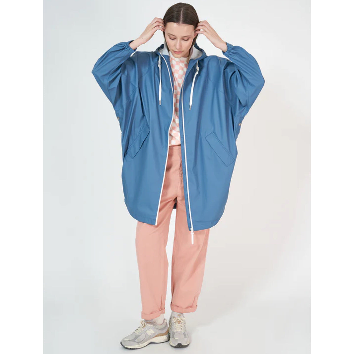 Sky Raincoat Bluestone